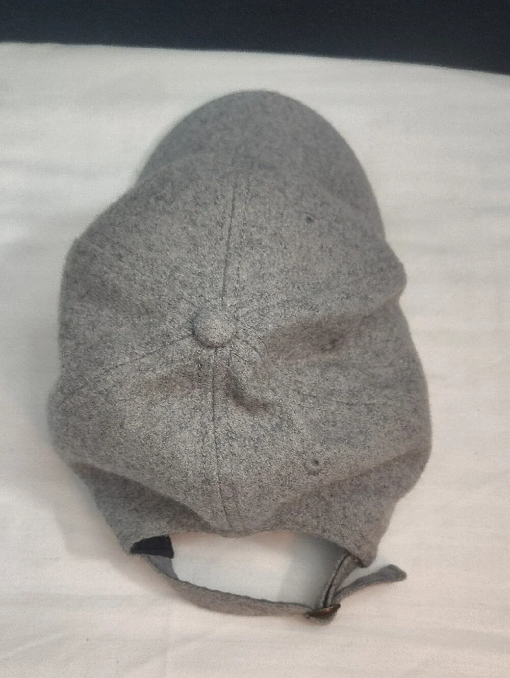 Madewell Unisex Gray Wool Felt Baseball Cap Heather Blackbird (Gray)
